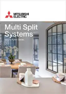 Mitsubishi Electric Multi Split Systems (MXZ & PUMY Series) brochure cover